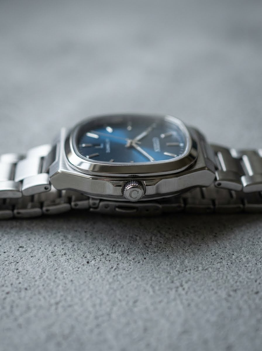 Citizen Vintage TV Dial Automatic Men's Luxury Watch - BLUE DIAL