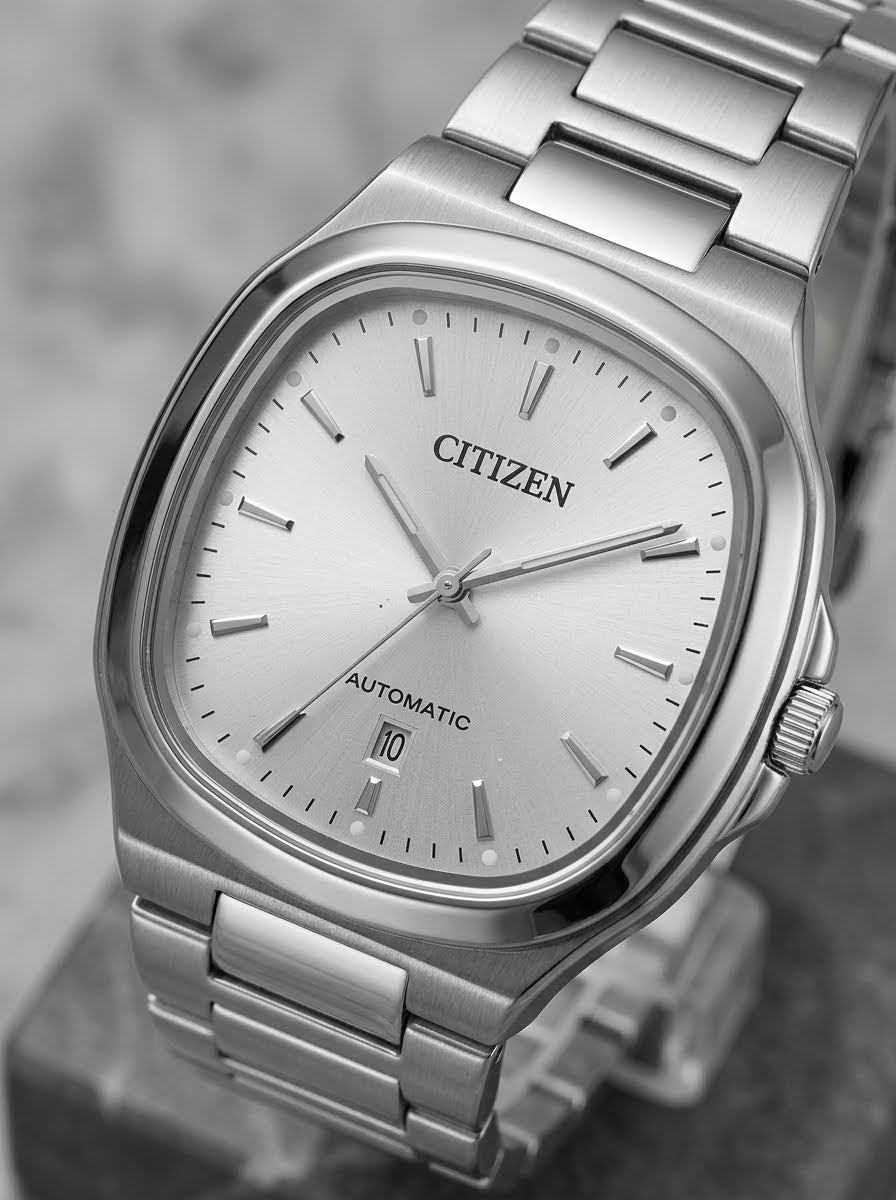 Citizen Vintage TV Dial Automatic Men's Luxury Watch - Silver Dial