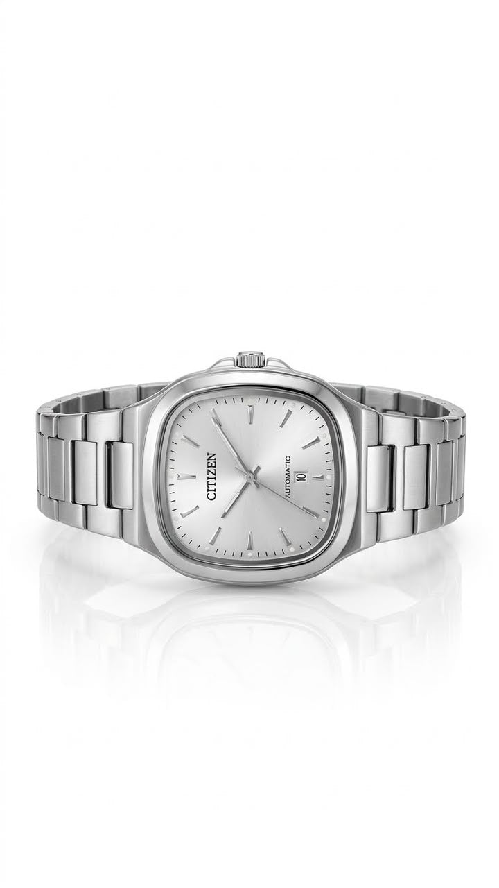 Citizen Vintage TV Dial Automatic Men's Luxury Watch - Silver Dial